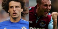 David Luiz and Matt Taylor