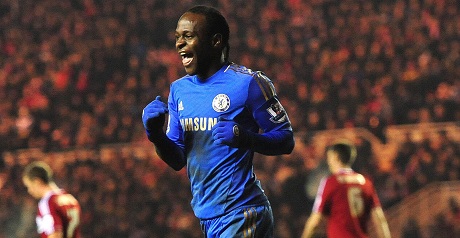 Moses has struggled to establish himself as a first-team player at Chelsea