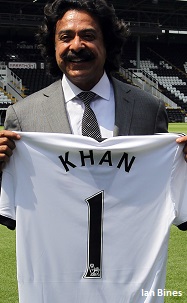 Khan was unveiled on Saturday.