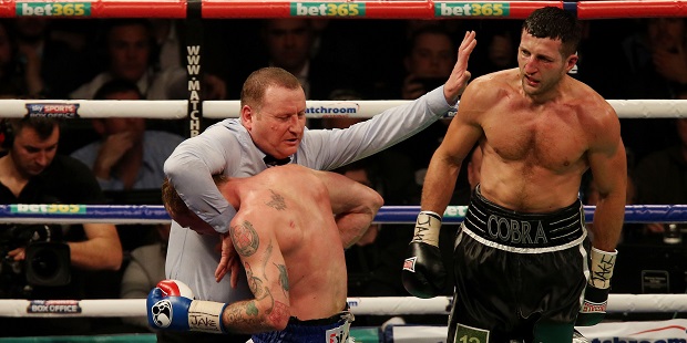 Groves lost his first fight against Froch after a controversial stoppage