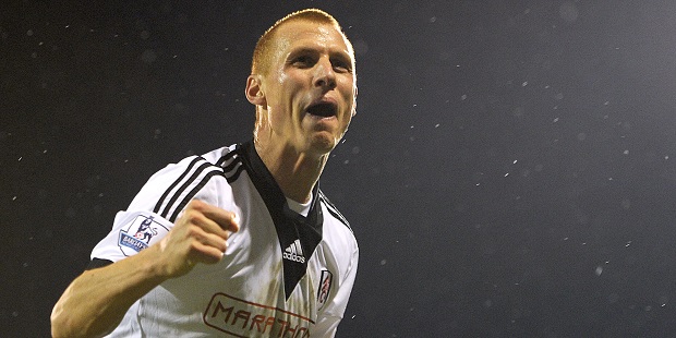 Sidwell's goal put Fulham in front.