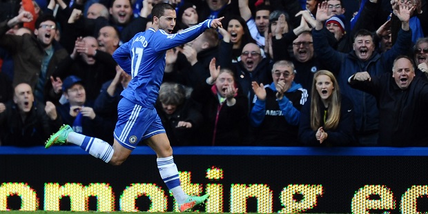 Chelsea go top after Hazard’s hat-trick