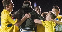 The winning goal on the night Wealdstone sealed their promotion