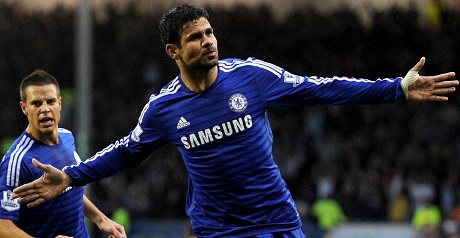 Striker Costa netted on his competitive debut for the Blues