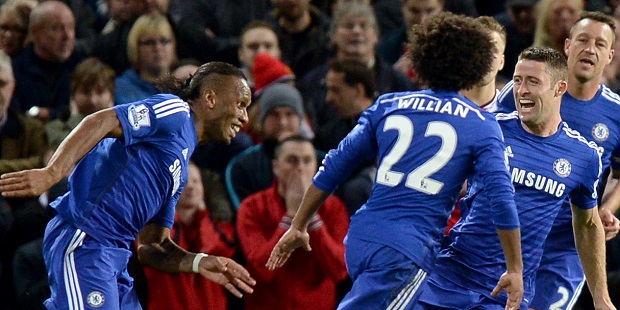 Drogba's goal looked to have given Chelsea all three points