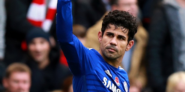 Costa's goal secured all three points for Chelsea at Anfield