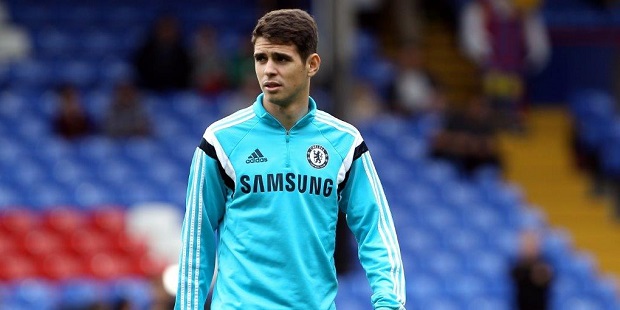 Oscar caused Arsenal problems in the first half on Sunday