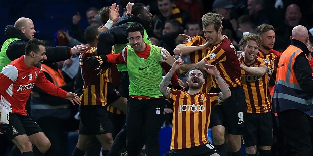 Chelsea humiliated by Bradford in FA Cup
