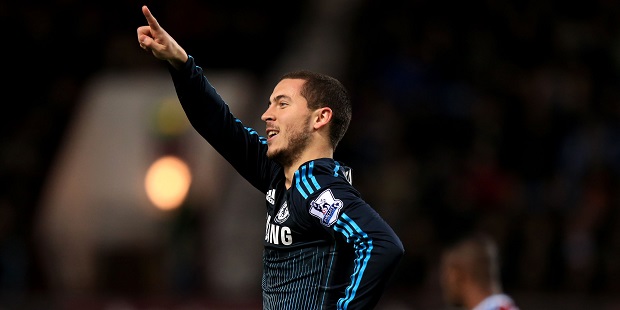 Hazard keeps Chelsea five points clear