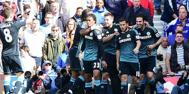 Fabregas' fifth goal of the season gave Chelsea victory at Loftus Road