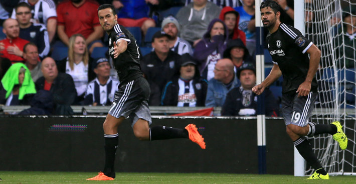 Pedro scored on his debut to put Chelsea ahead