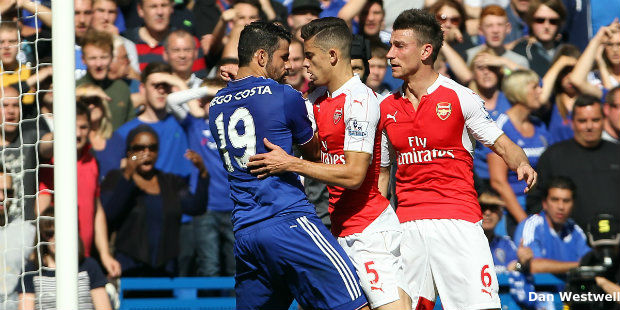 Costa was involved in a heated derby earlier in the season