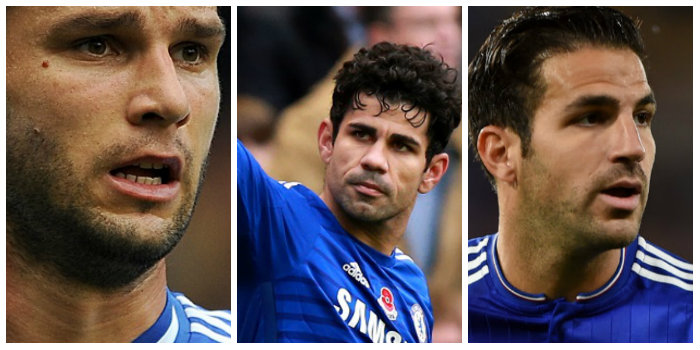 The likes of Ivanovic, Costa and Fabregas have been short of their best