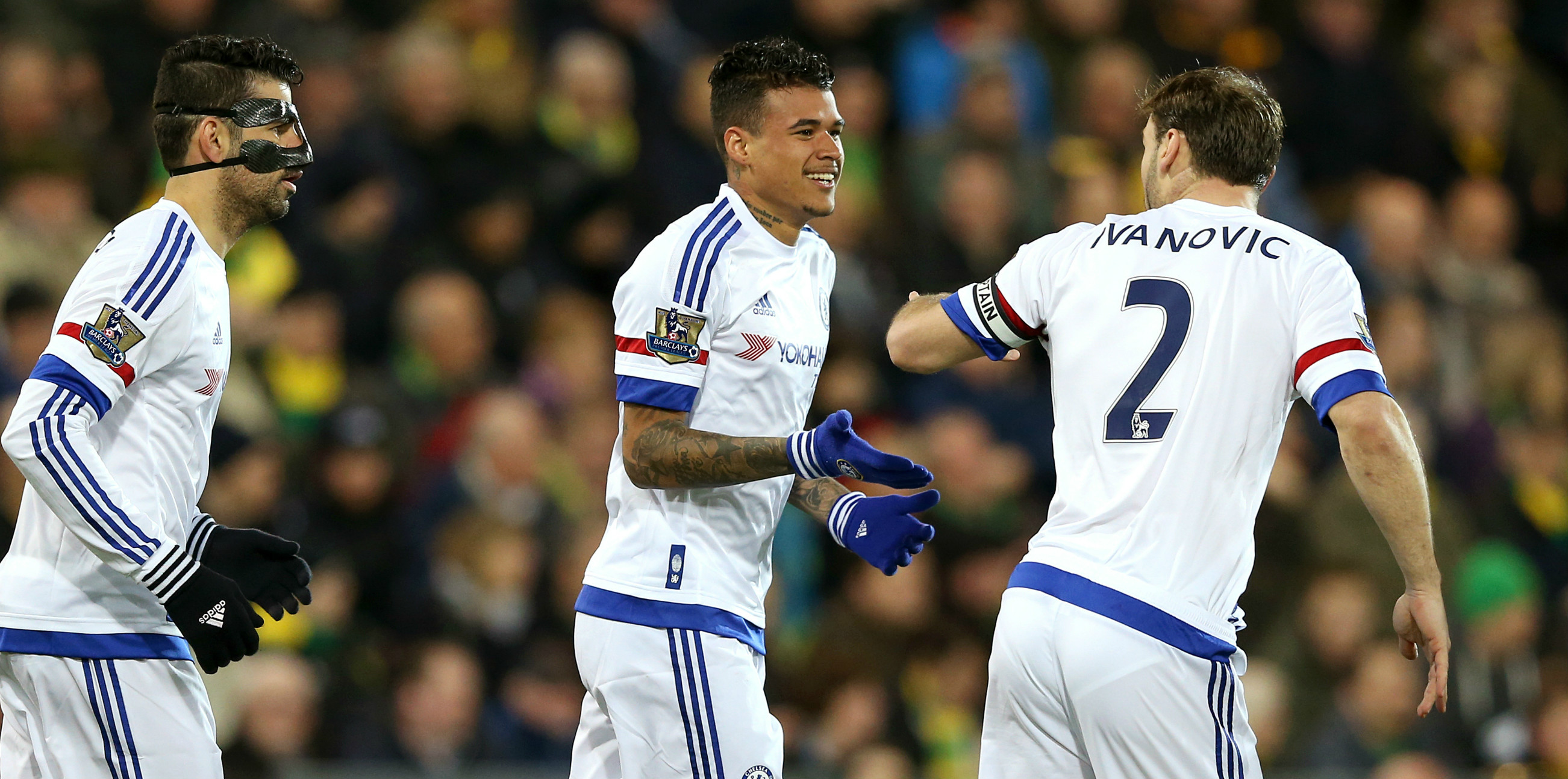 Kenedy scored Chelsea's first goal at Norwich