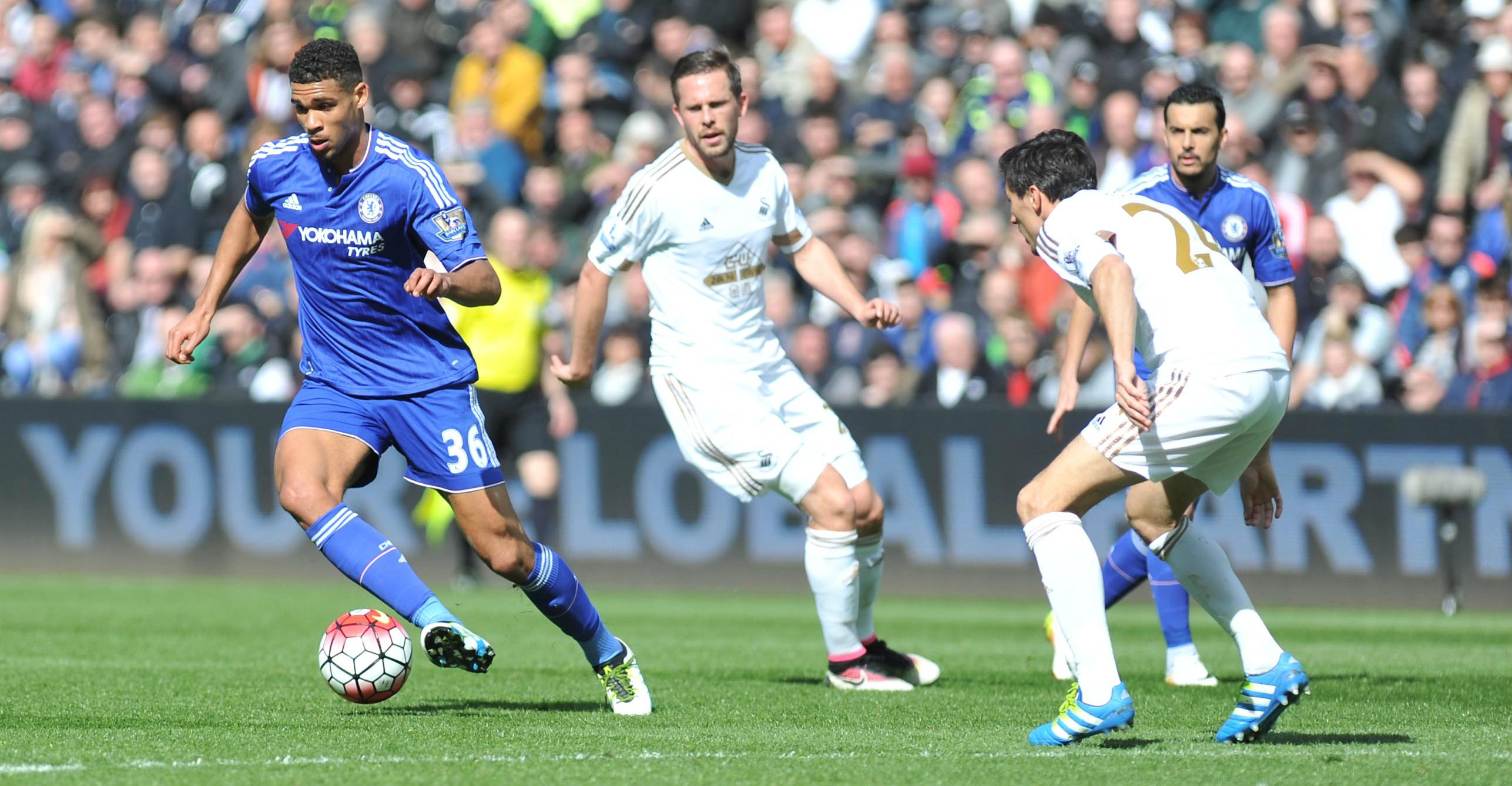 Chelsea pushed forward but were unable to find an equaliser