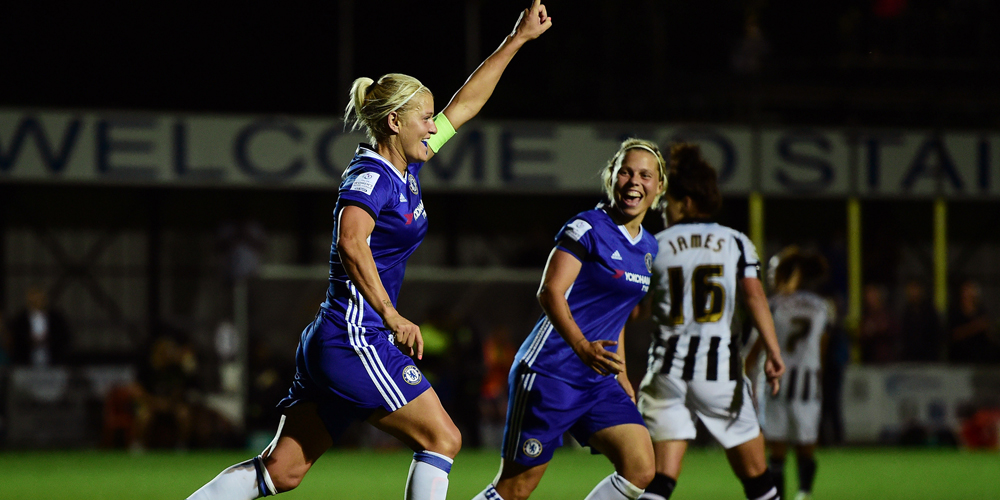 Captain Chapman inspires Chelsea Ladies to victory