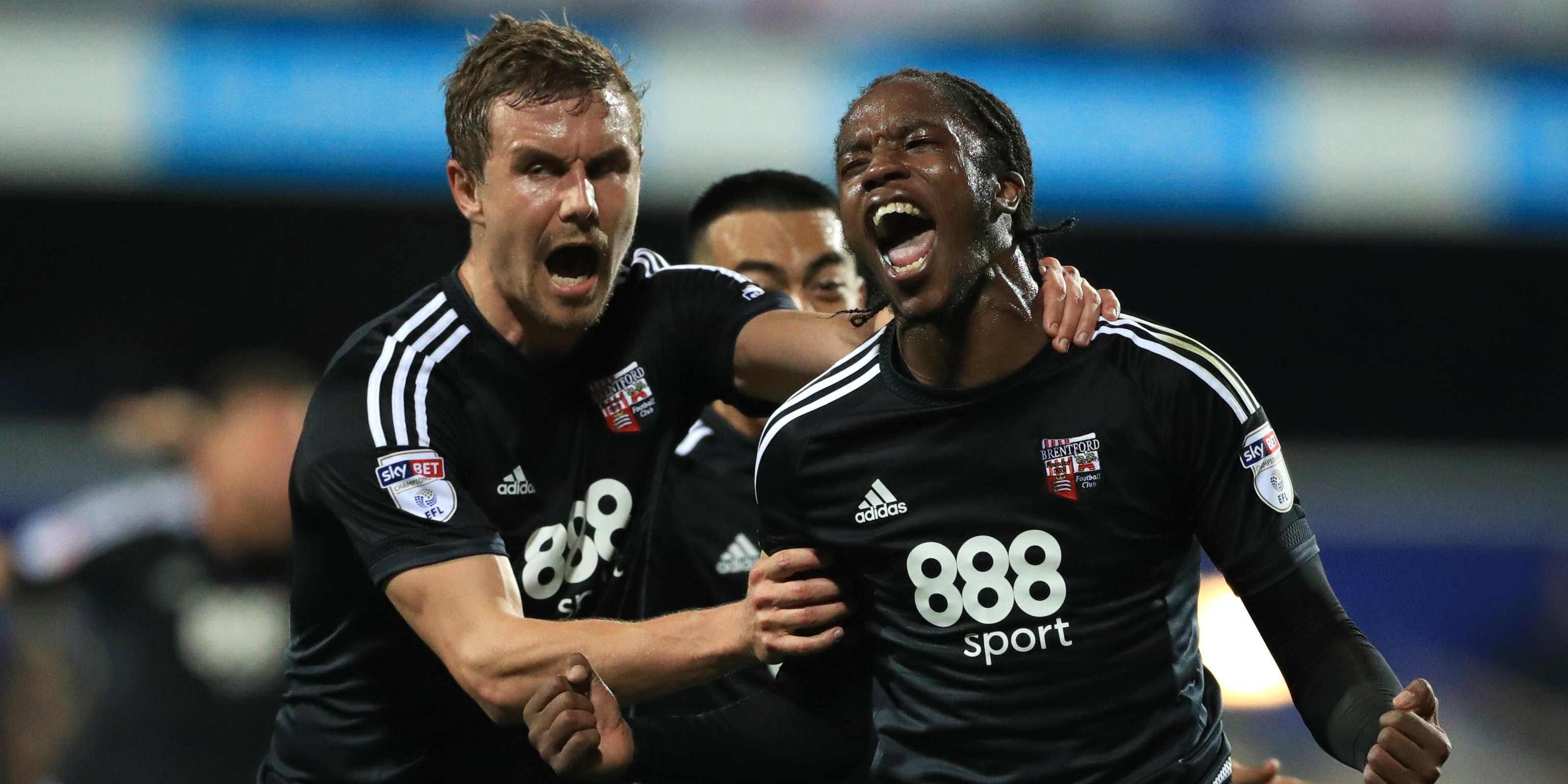 Romaine Sawyers scored Brentford's second goal