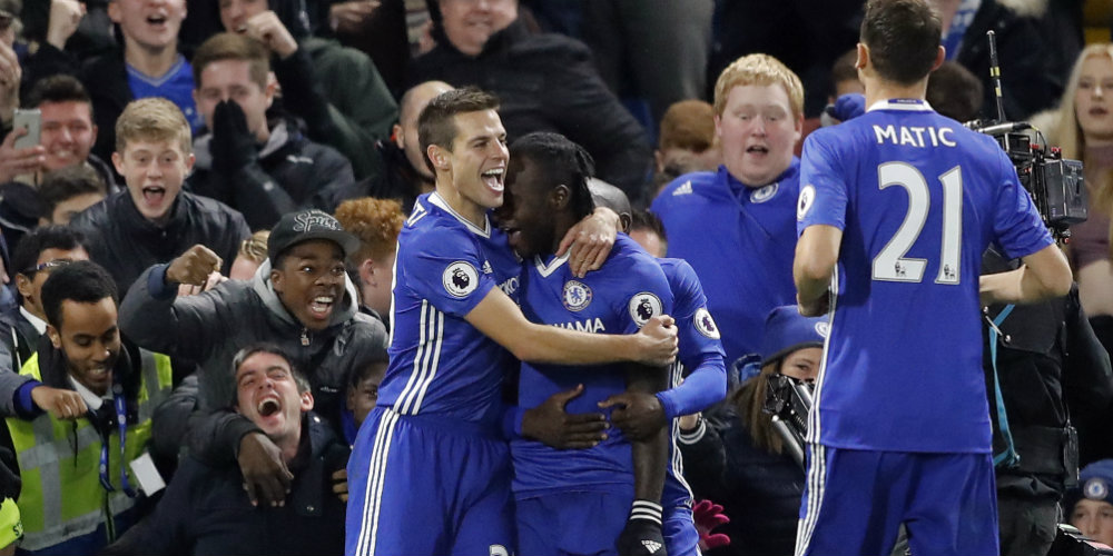 Victor Moses scored the winner against Spurs
