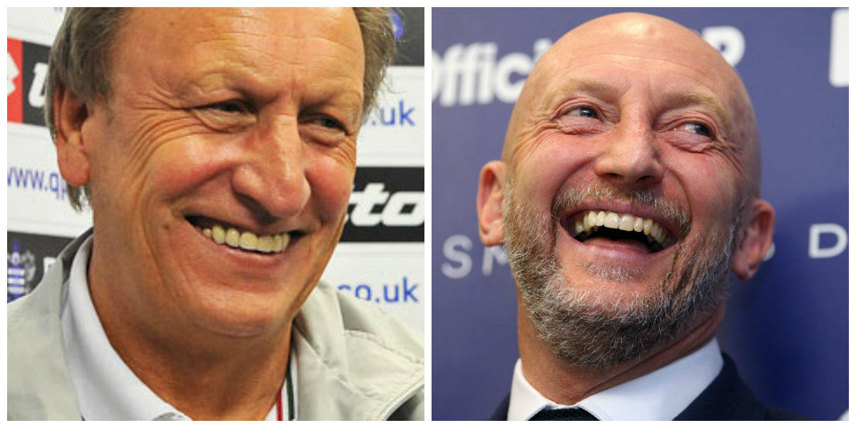 Former QPR managers Neil Warnock and Ian Holloway