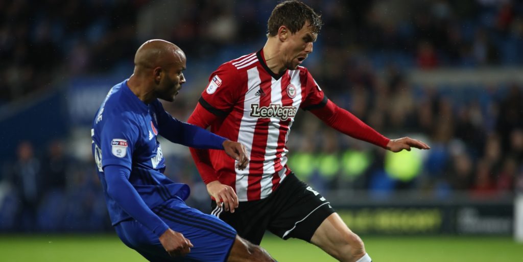 Brentford’s 10-match unbeaten run ended at Cardiff
