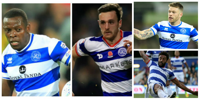 QPR: Nedum Onuoha, Jack Robinson, James Perch and Jamie Mackie