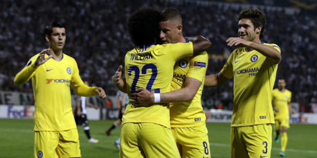 Captain Willian gives Chelsea victory in Greece