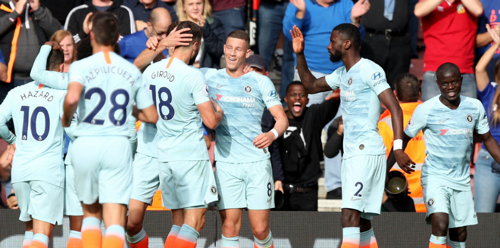 Barkley shines as Chelsea crush Southampton