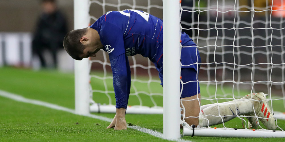 Alvaro Morata could be on his way out of Chelsea. [Picture: Nick Potts/PA Wire]
