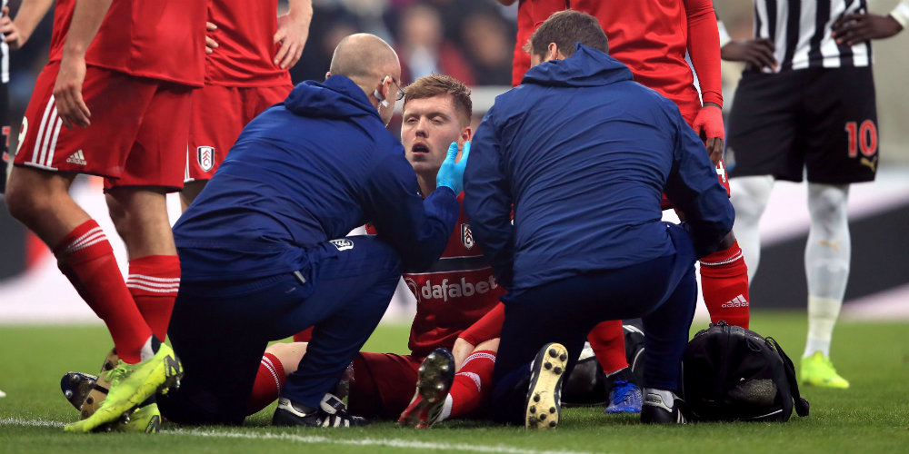 Fulham’s Mawson suffered knee injury while putting boots on