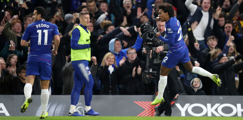 Brilliant Willian goal gives Chelsea victory