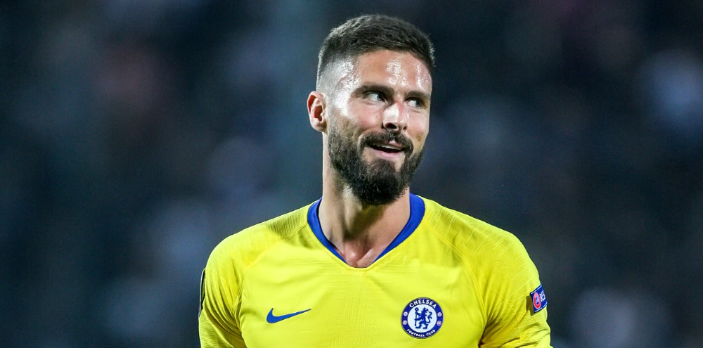 Chelsea striker Olivier Giroud