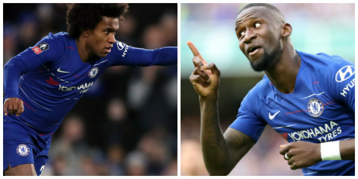 Willian and Rudiger ‘in contention’ for Leicester clash
