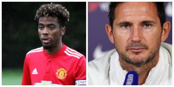 Chelsea were linked with Angel Gomes of Manchester United