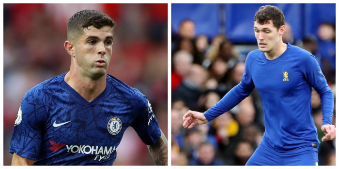 Chelsea: Christian Pulisic and Andreas Christensen