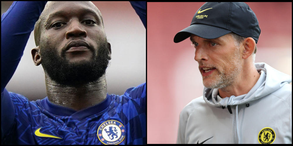 Chelsea striker Romelu Lukaku and boss Thomas Tuchel