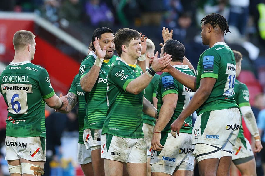 Irish hold off Harlequins in Premiership Rugby Cup