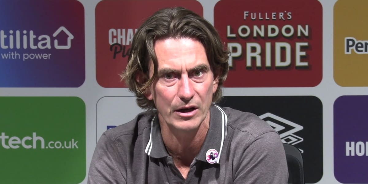Frank ‘sad to see’ Riemer leave as Brentford confirm departure of assistant boss