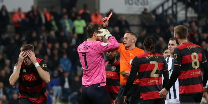 Dunne sent off as QPR suffer fifth straight defeat