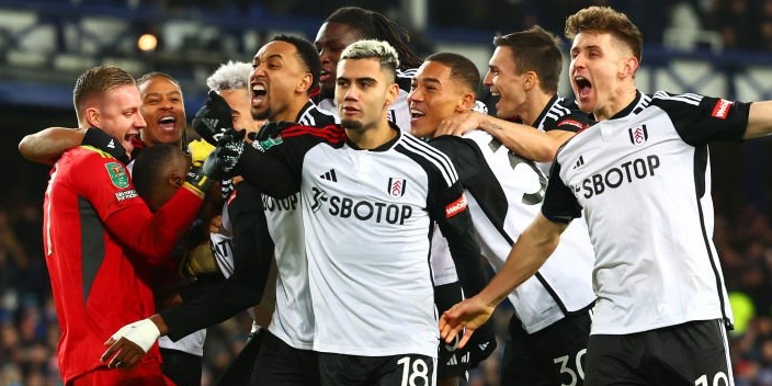 Fulham beat Everton on penalties to reach semi-finals