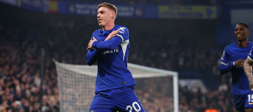 Brilliant Palmer scores four as Chelsea thrash Everton