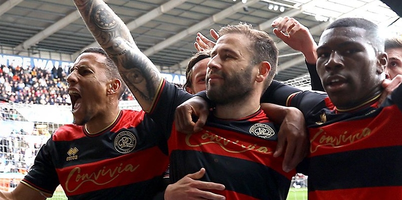QPR six points clear of drop zone after victory at Swansea
