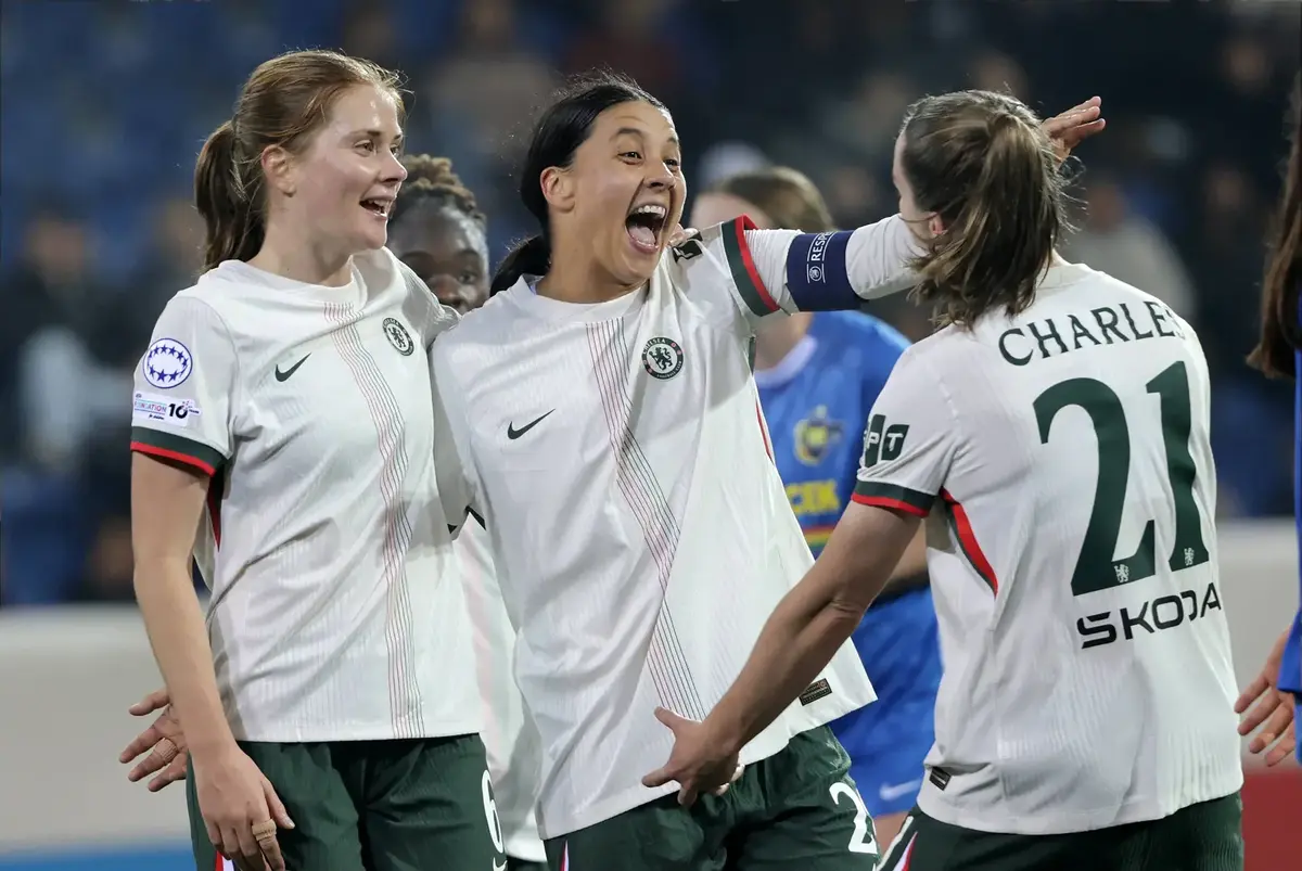 Kerr scores twice as Chelsea thrash St Polten in Women’s Champions League