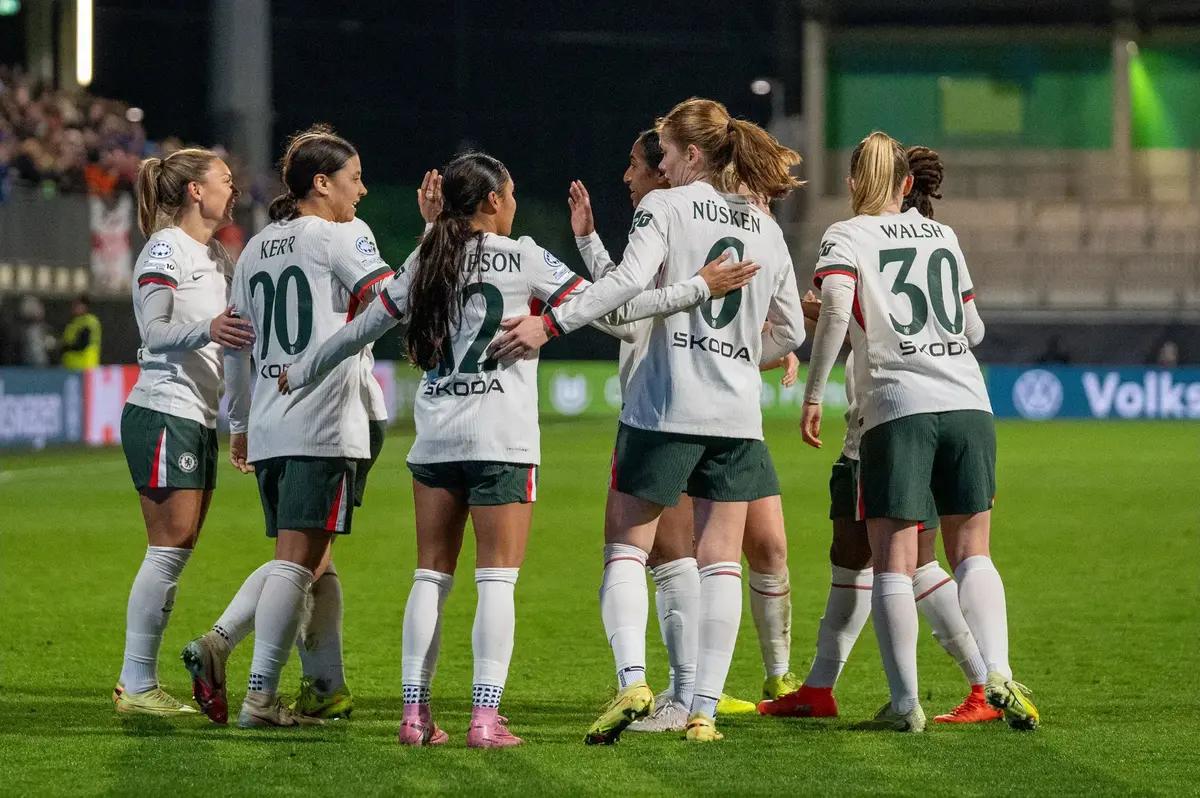 Kerr’s goal seals Chelsea’s spot in Women’s Champions League quarter-finals