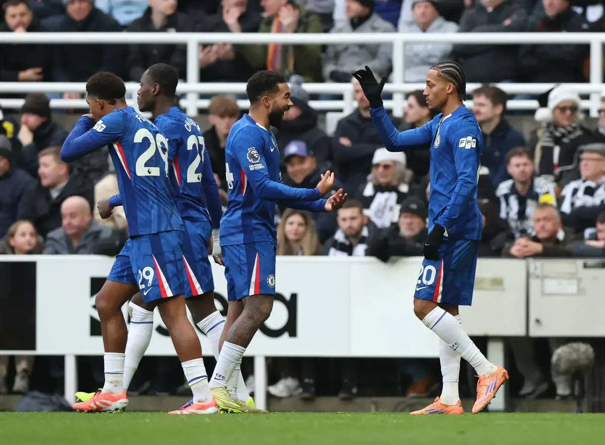 Chelsea come back from two down to earn point at Newcastle