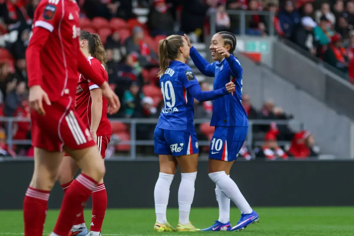 Chelsea Women score nine in quarter-final demolition of Liverpool
