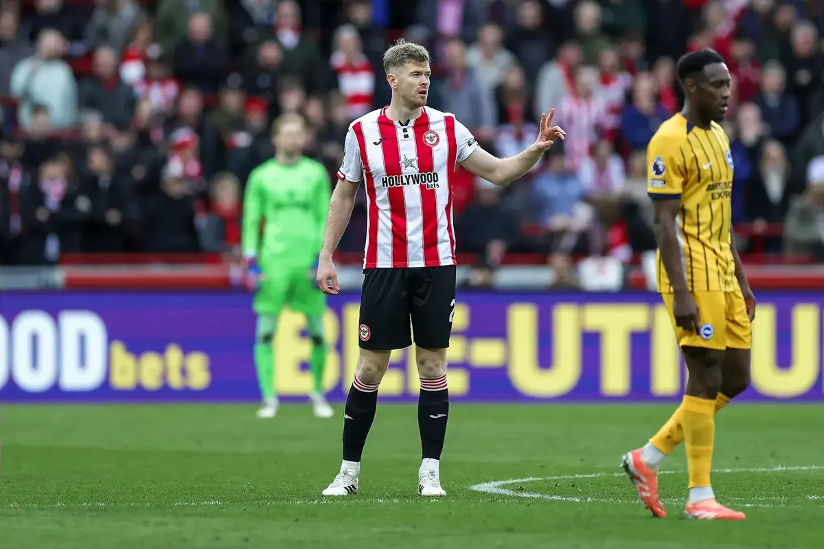 Collins’ error punished as Brentford lose to Brighton