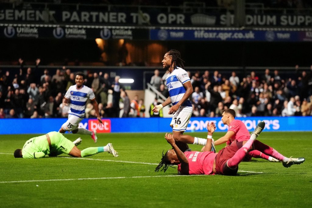 Burrell scores twice as QPR win again